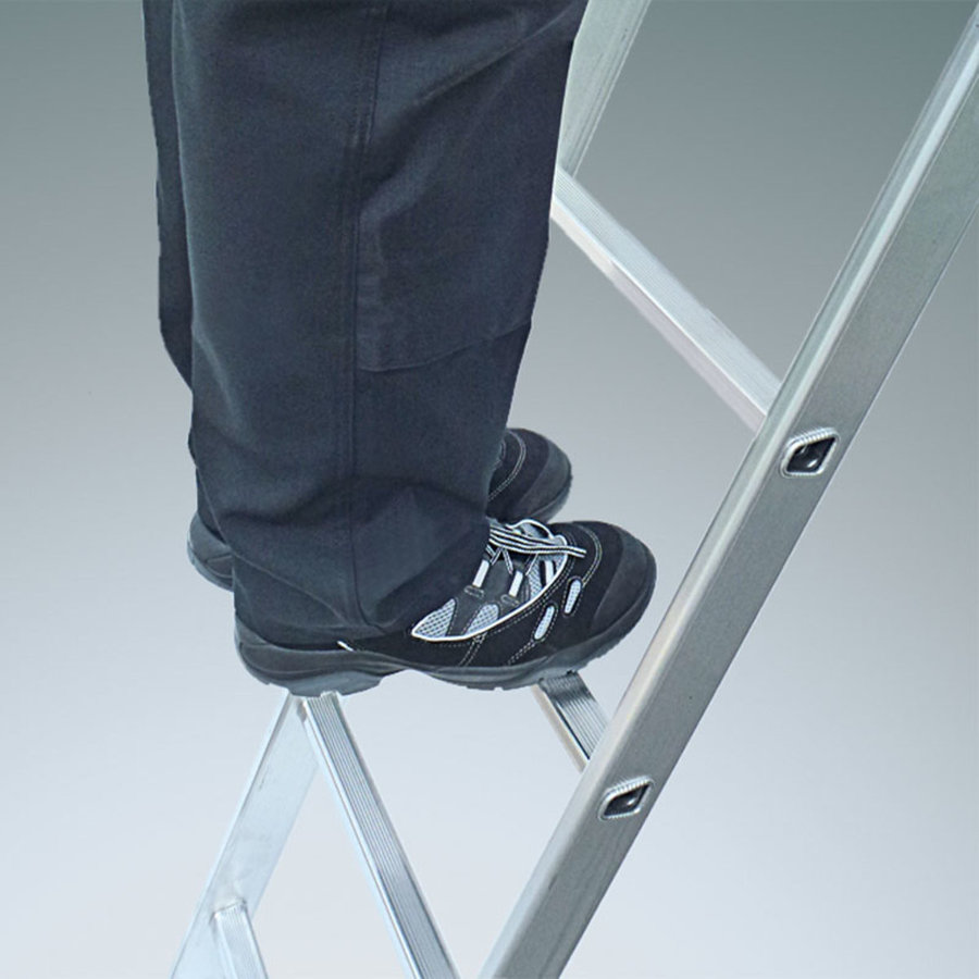 Euroline Alu-Sprossenstehleiter Nr. 205 2x4