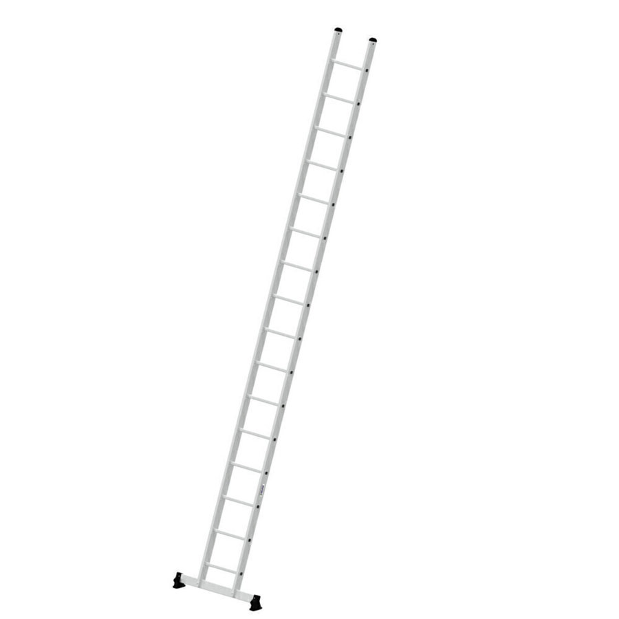 Günzburger Steigtechnik Sprossen-Anlegeleiter mit nivello®-Traverse 16 Sprossen