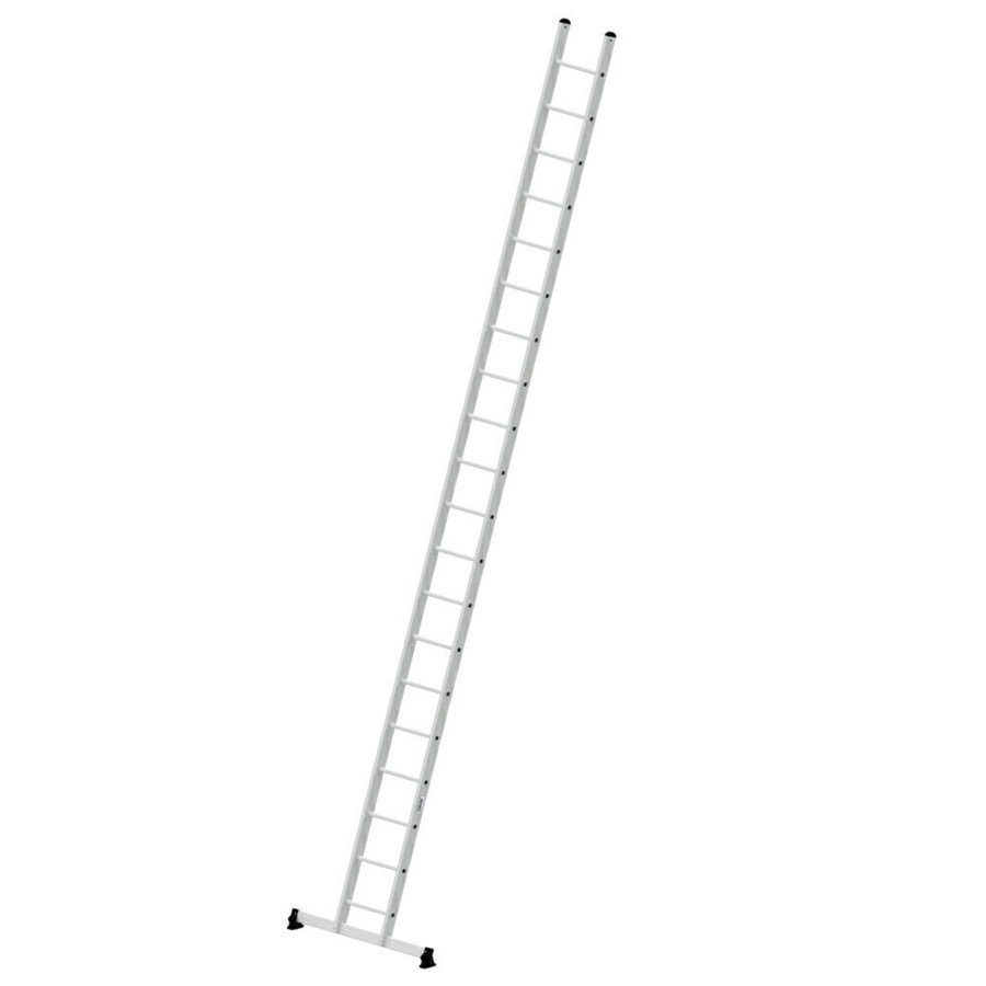 Günzburger Steigtechnik Sprossen-Anlegeleiter mit nivello®-Traverse 20 Sprossen