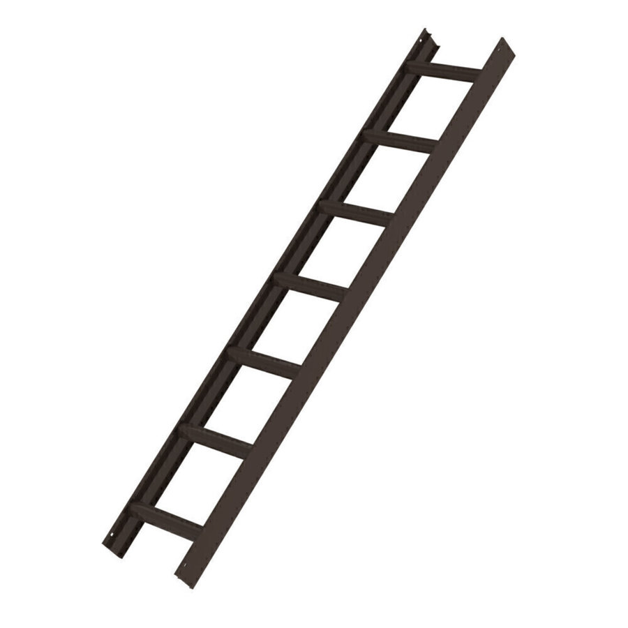 Günzburger Steigtechnik Dachleiter Braun 7 Sprossen