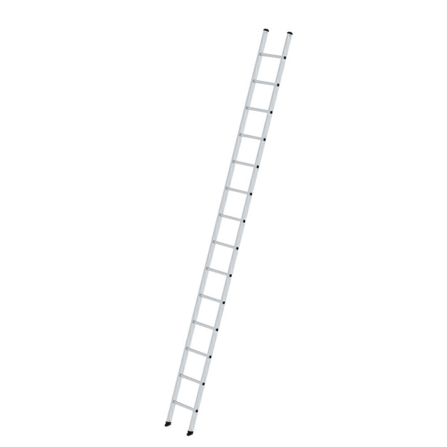 Günzburger Steigtechnik Sprossen-Anlegeleiter 350mm breit ohne Traverse 14 Sprossen