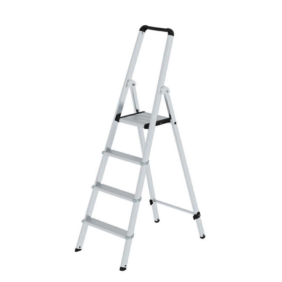 Günzburger Steigtechnik ML Stufen-Stehleiter einseitig begehbar 4 Stufen