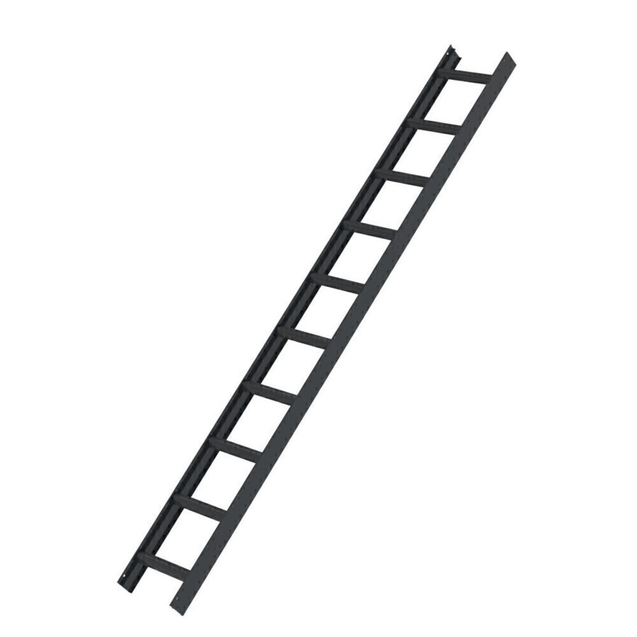 Günzburger Steigtechnik Dachleiter Anthrazitgrau 10 Sprossen