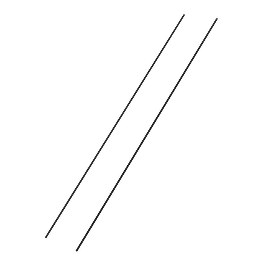 Günzburger Steigtechnik Kunststoff-Auflage für Dachleiter Länge 1,96 m