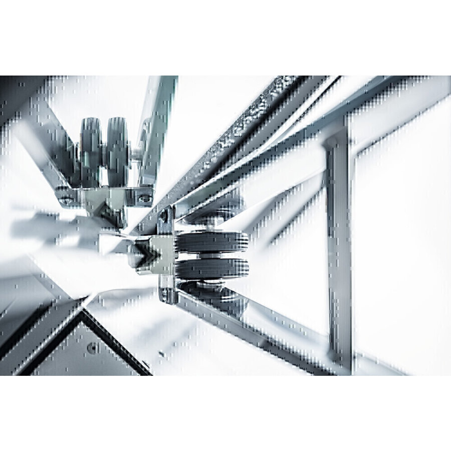 Günzburger Steigtechnik Stufen-Glasreinigerleiter Oberteil mit clip-step R13 4 Stufen