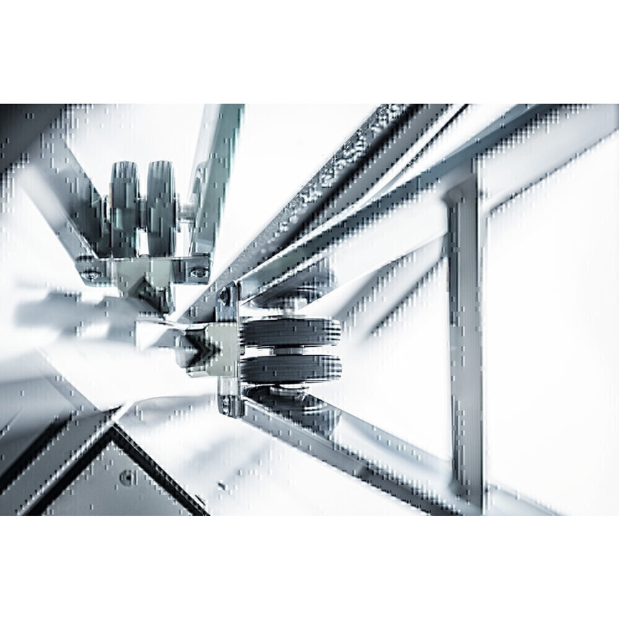 Günzburger Steigtechnik Stufen-Glasreinigerleiter Unterteil nivello-Traverse & clip-step R13 5 Stufen