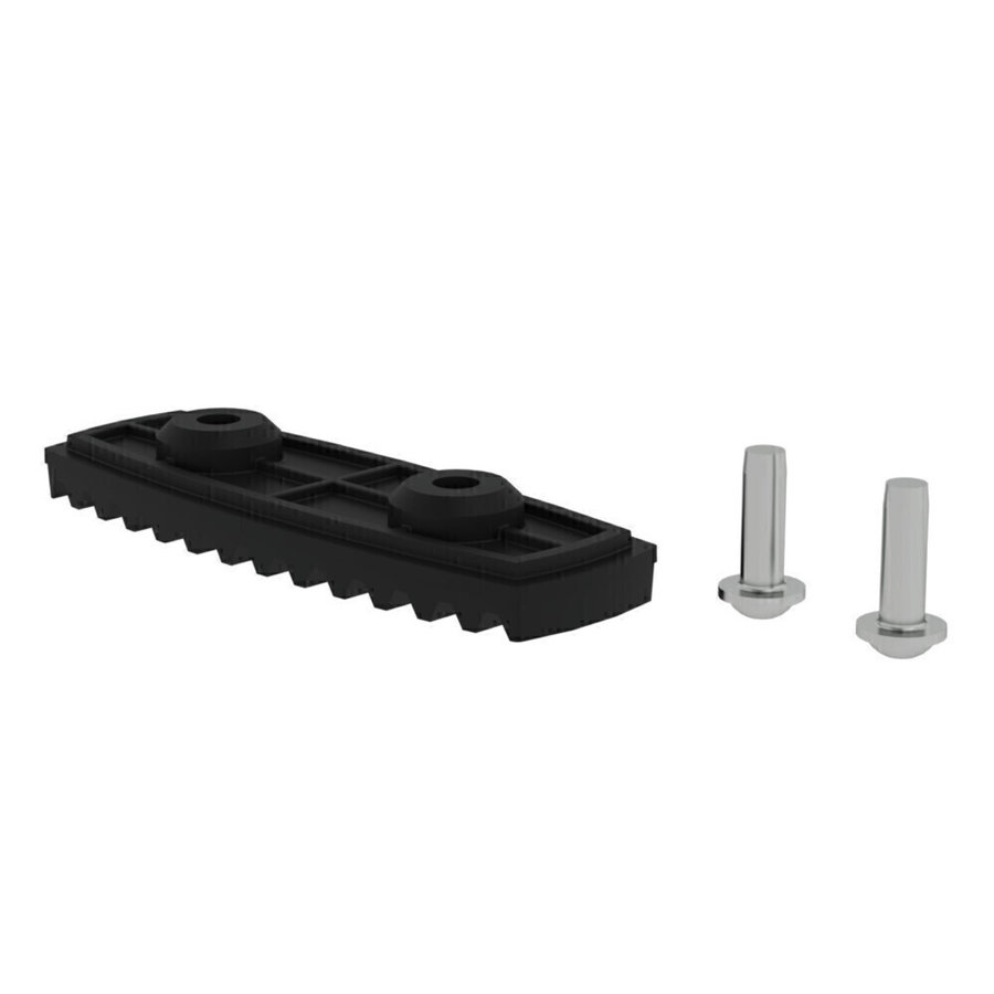 Günzburger Steigtechnik nivello®-Fußplatte elektrisch ableitfähig für Holmhöhe 85/98 mm