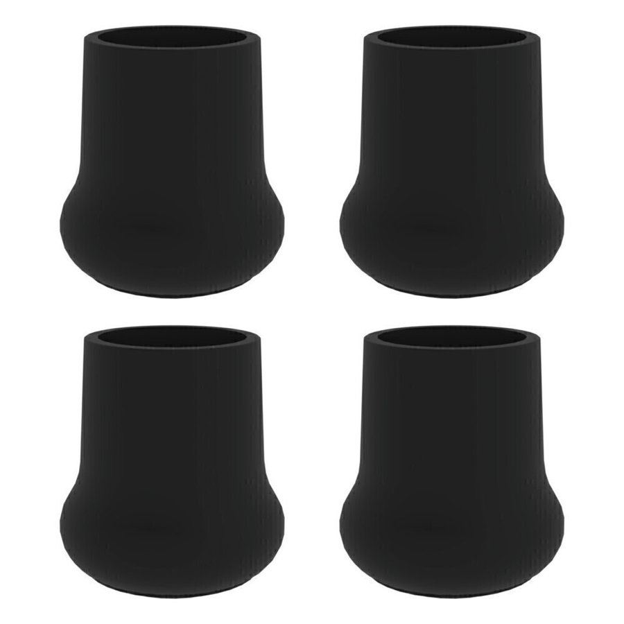 Günzburger Steigtechnik Außenschuh für Aluminium-Arbeitspodest starr ø 30 schwarz TPE 85 Shore