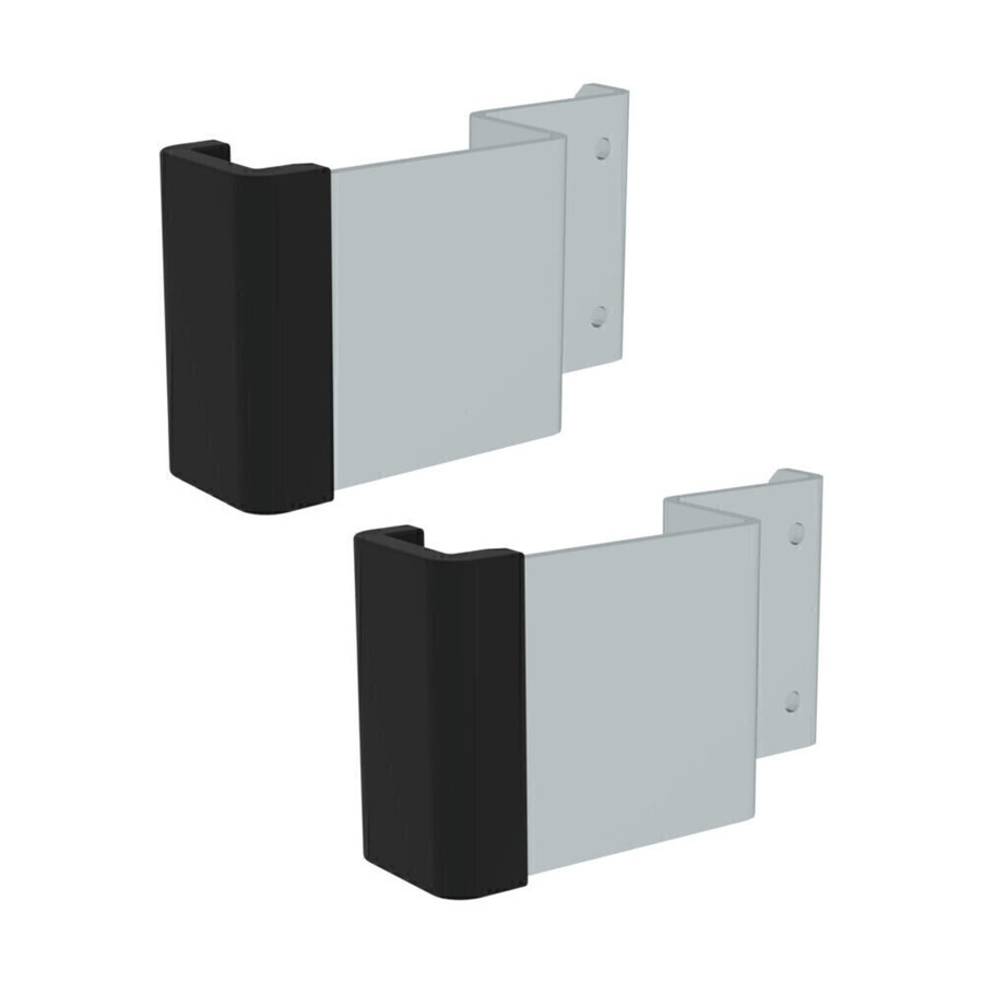 Günzburger Steigtechnik Führungsbeschlag unten für 2-teilige Seilzugleitern 85x25 mm