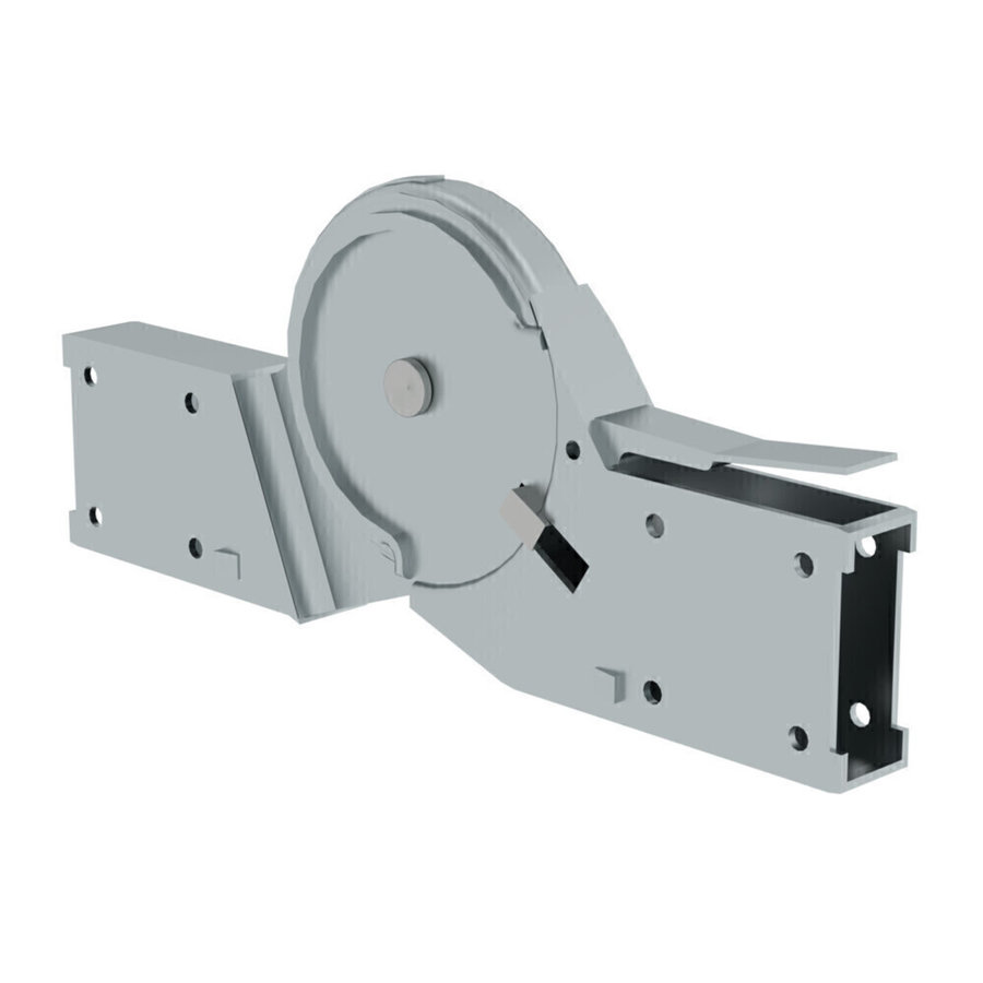 Günzburger Steigtechnik Automatik-Stahlscharnier für Vielzweckleiter Mittelscharniere