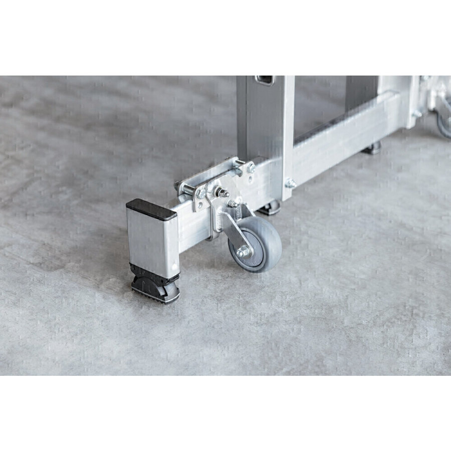 Günzburger Steigtechnik Nachrüstsatz 'roll-bar' passend für Nachrüst-Traverse aus Aluminium oder GFK