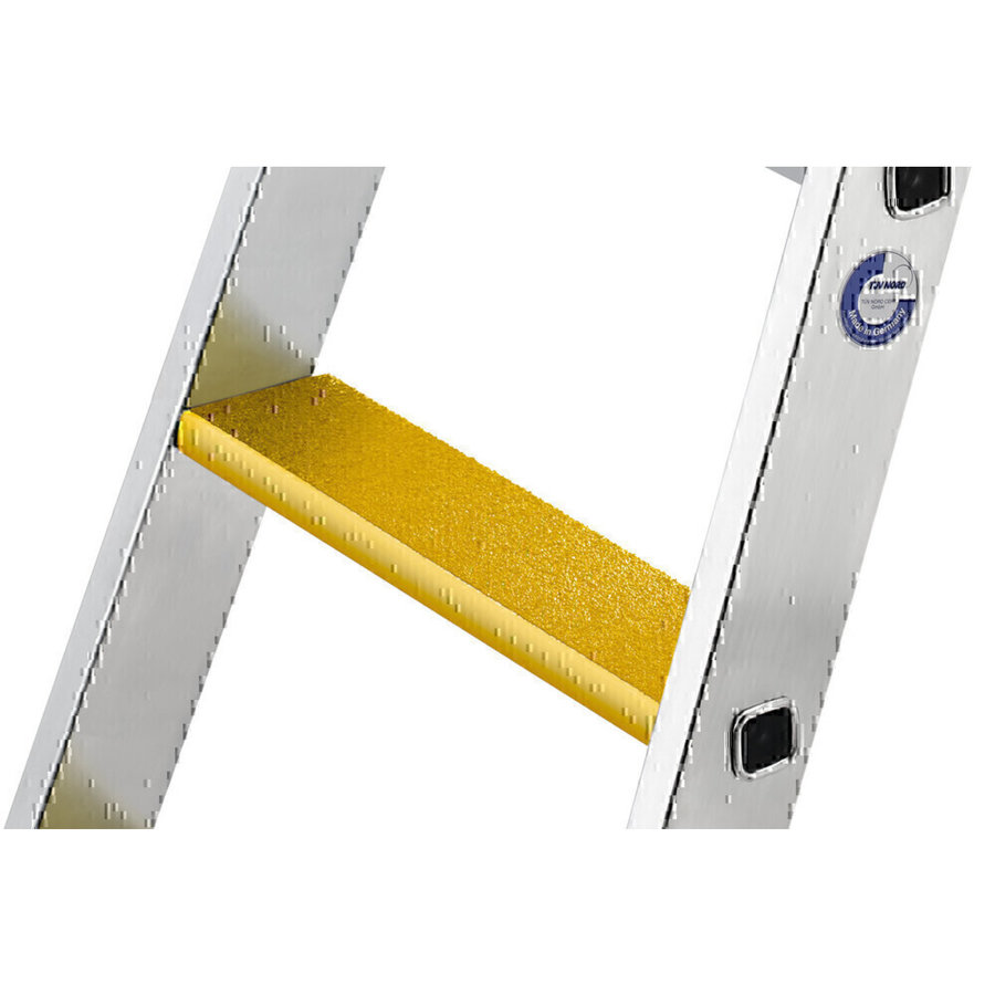 Günzburger Steigtechnik Trittauflage clip-step R13 gelb Länge 1400 mm