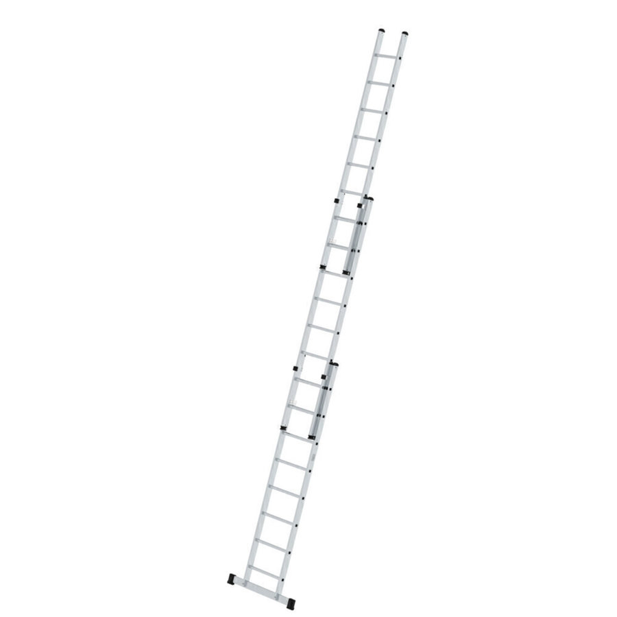 Günzburger Steigtechnik Sprossen-Schiebeleiter 3-teilig mit Standard-Traverse 3x8 Sprossen