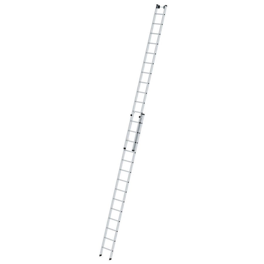 Günzburger Steigtechnik Sprossen-Schiebeleiter 2-teilig ohne Traverse 2x14 Sprossen