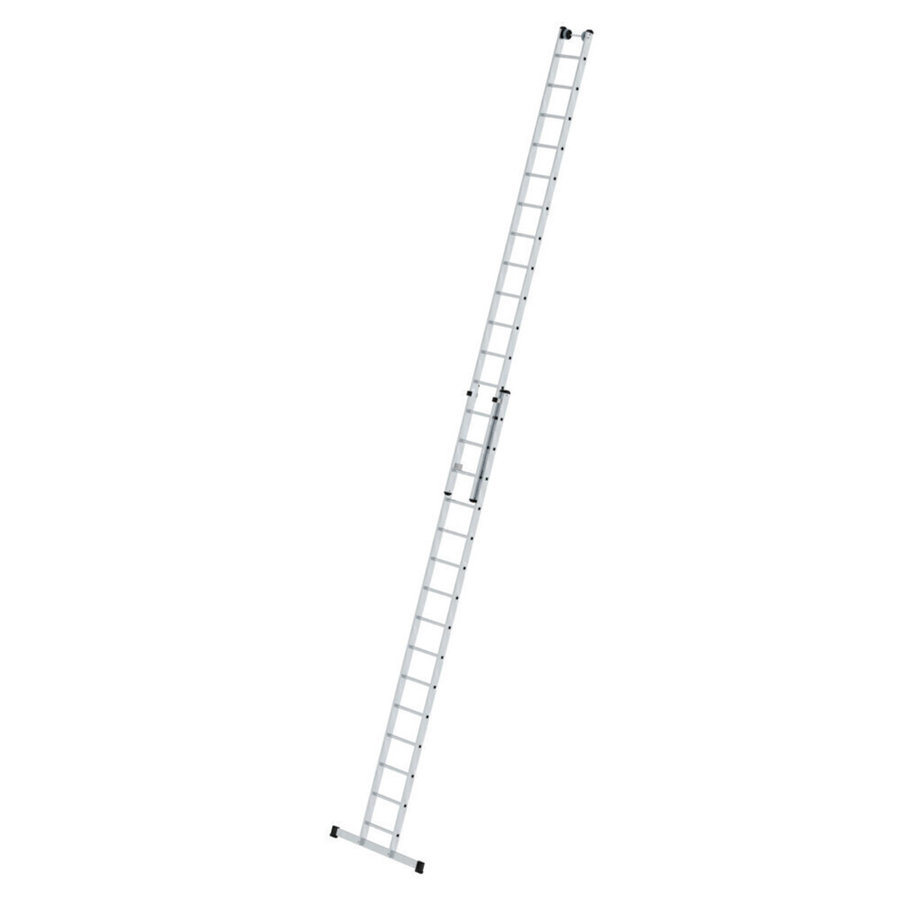 Günzburger Steigtechnik Sprossen-Schiebeleiter 2-teilig mit Standard-Traverse 2x15 Sprossen