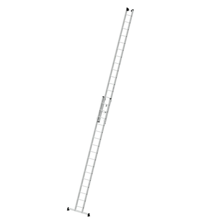 Günzburger Steigtechnik Sprossen-Seilzugleiter 2-teilig mit nivello®-Traverse 2x16 Sprossen