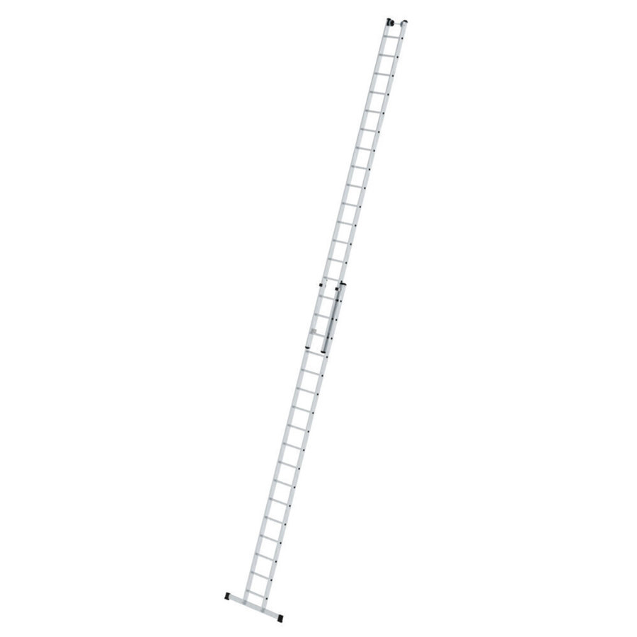 Günzburger Steigtechnik Sprossen-Schiebeleiter 2-teilig mit Standard-Traverse 2x17 Sprossen