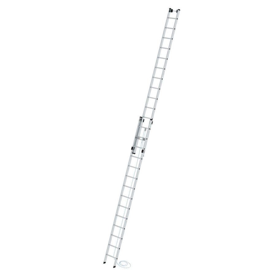 Günzburger Steigtechnik Sprossen-Seilzugleiter 2-teilig ohne Traverse 2x14 Sprossen
