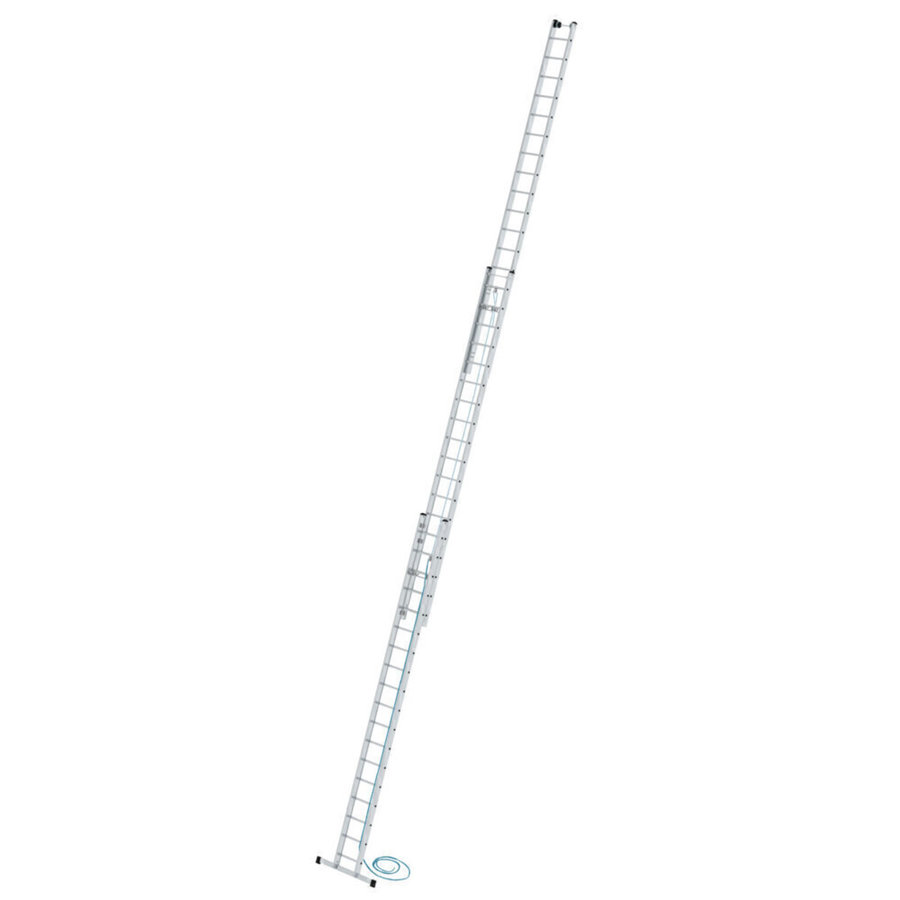 Günzburger Steigtechnik Sprossen-Seilzugleiter 3-teilig mit Standard-Traverse 3x18 Sprossen
