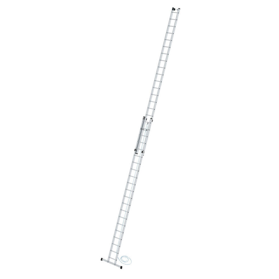 Günzburger Steigtechnik Sprossen-Seilzugleiter 2-teilig mit Standard-Traverse 2x21 Sprossen