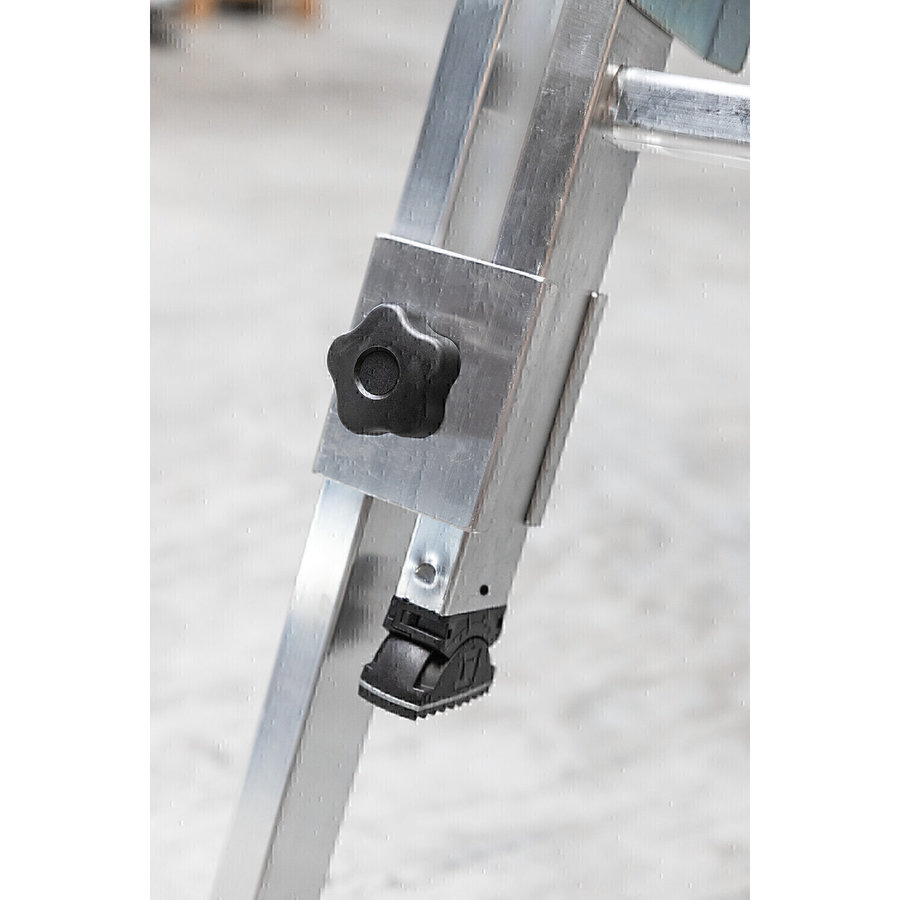 Günzburger Steigtechnik Sprossen-Stehleiter treppengängig 2x7 Sprossen