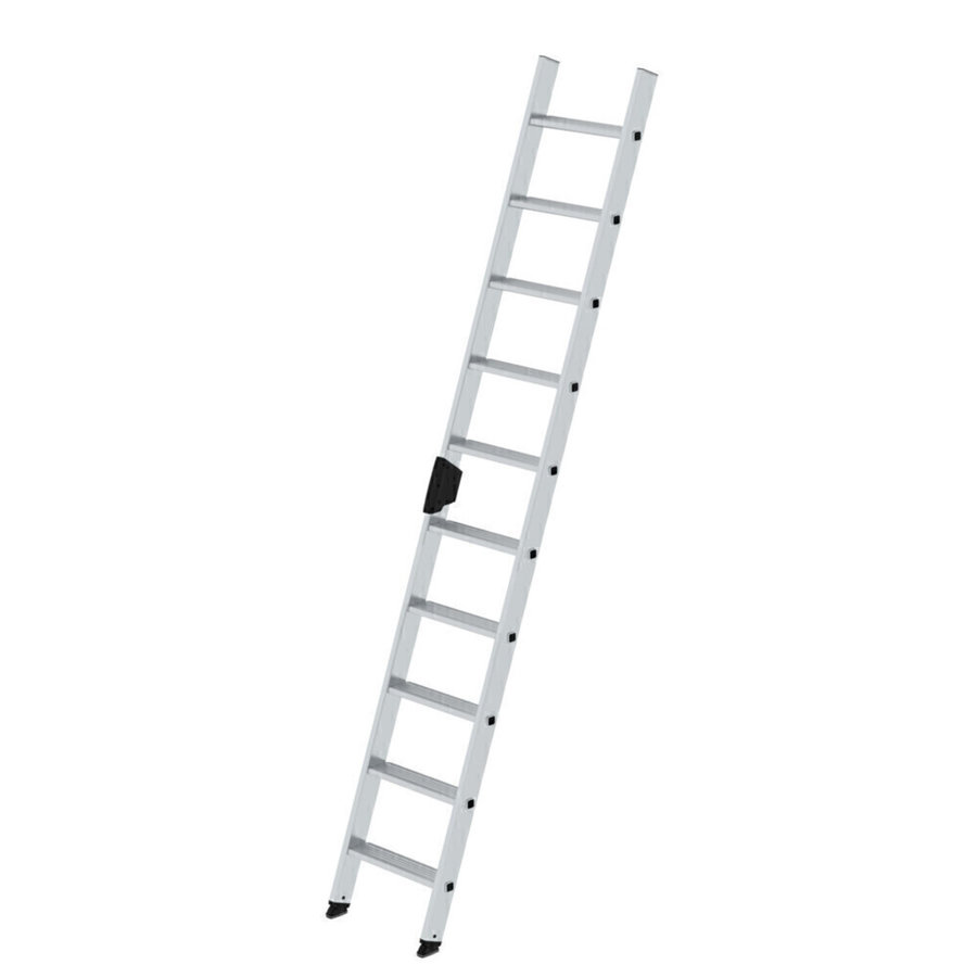 Günzburger Steigtechnik Stufen-Anlegeleiter ohne Traverse 10 Stufen