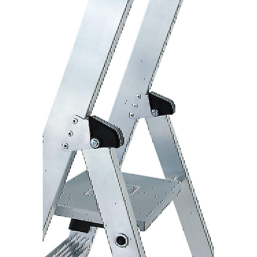 Günzburger Steigtechnik Stufen-Stehleiter einseitig begehbar mit clip-step 6 Stufen
