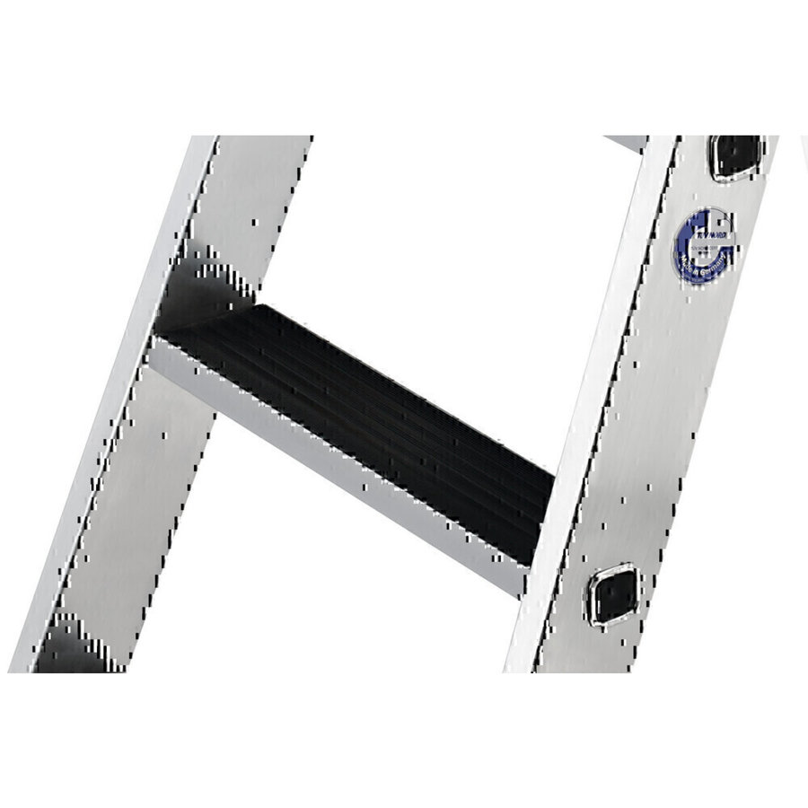 Günzburger Steigtechnik Stufen-Stehleiter einseitig begehbar mit clip-step 8 Stufen