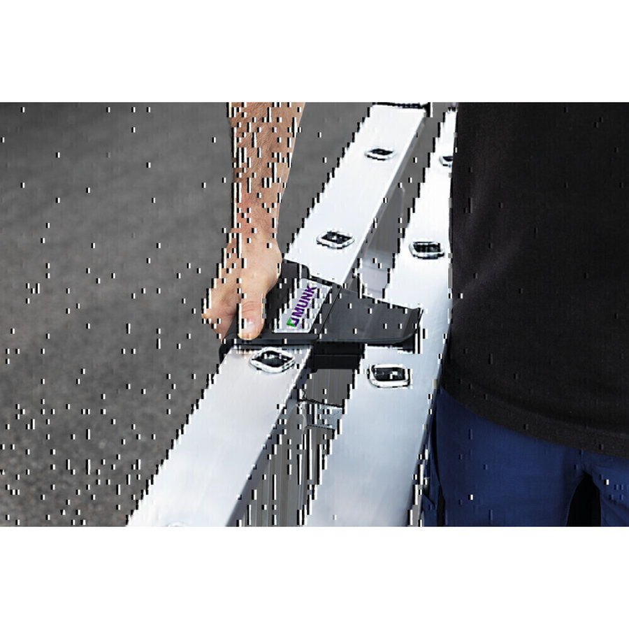 Günzburger Steigtechnik Stufen-Stehleiter beidseitig begehbar mit clip-step R13 2x5 Stufen