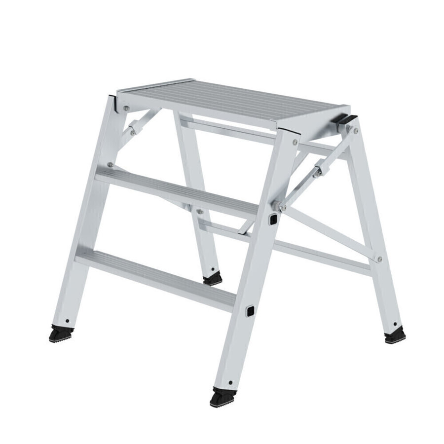 Günzburger Steigtechnik Klapppodest einseitig begehbar 2 Stufen + Plattform