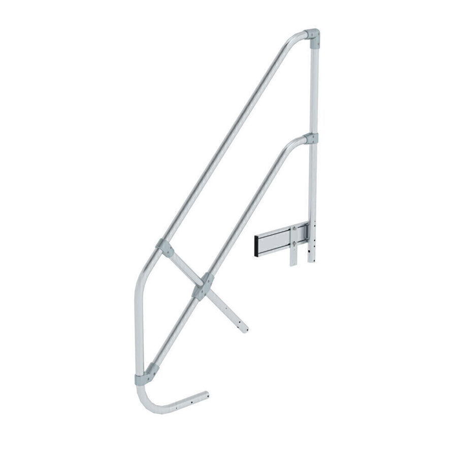 Günzburger Steigtechnik Geländer einseitig für Arbeitspodest fahrbar einseitig 5 Stufen