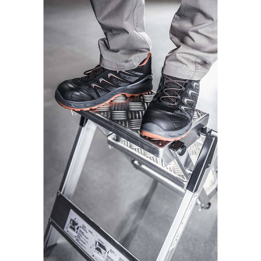 Günzburger Steigtechnik ML Kompakt-Tritt 2 Stufen Alu-Quintett-Design