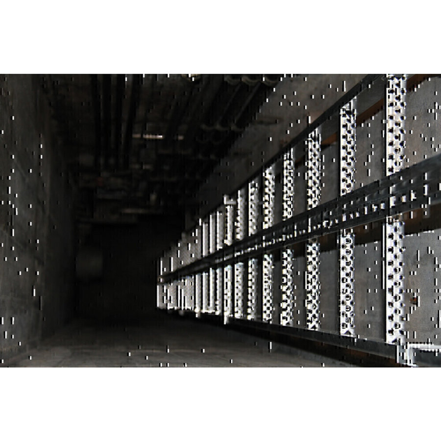 Günzburger Steigtechnik Schachtleiter Stahl feuerverzinkt 300mm Lichte Weite 5 Sprossen