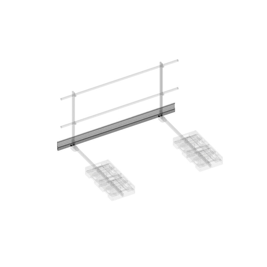 Günzburger Steigtechnik Fußleiste für Ausstiegsgeländer seitlich 2 m freistehend