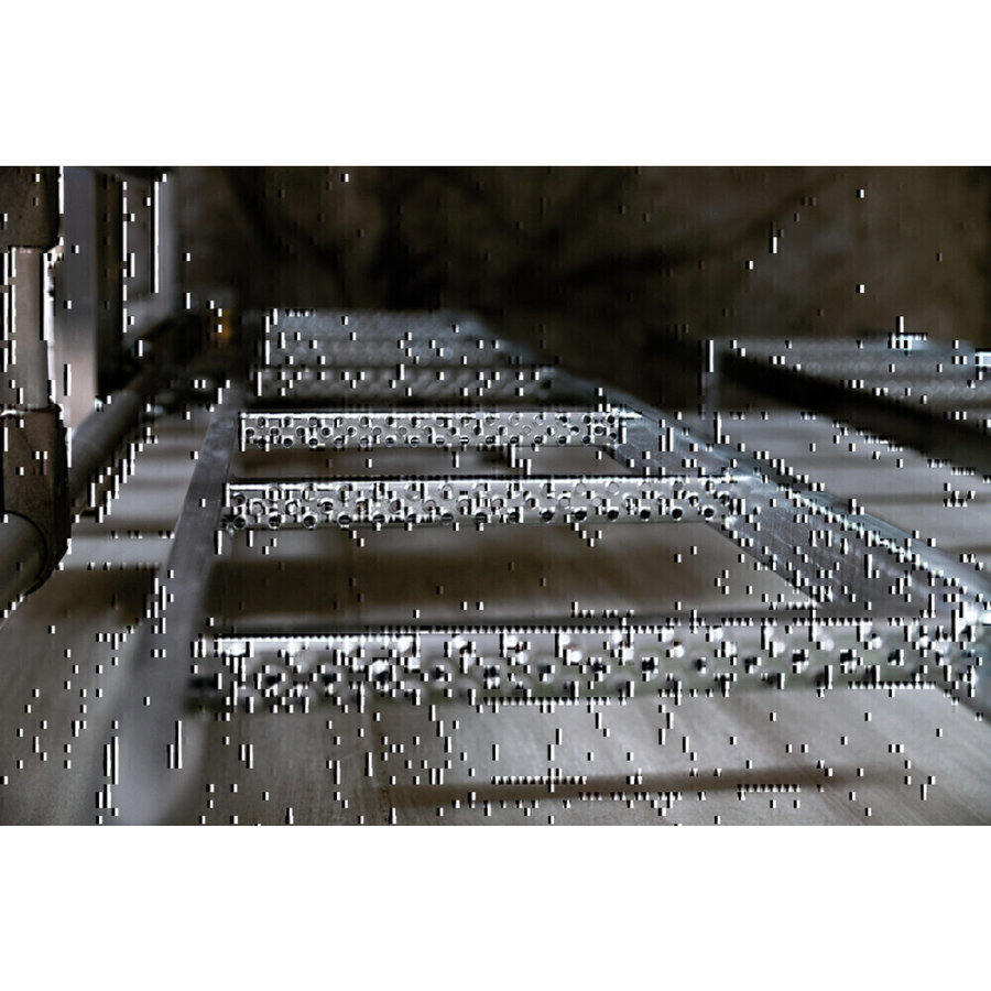 Günzburger Steigtechnik Schachtleiter Edelstahl V4A 300mm Lichte Weite 14 Sprossen