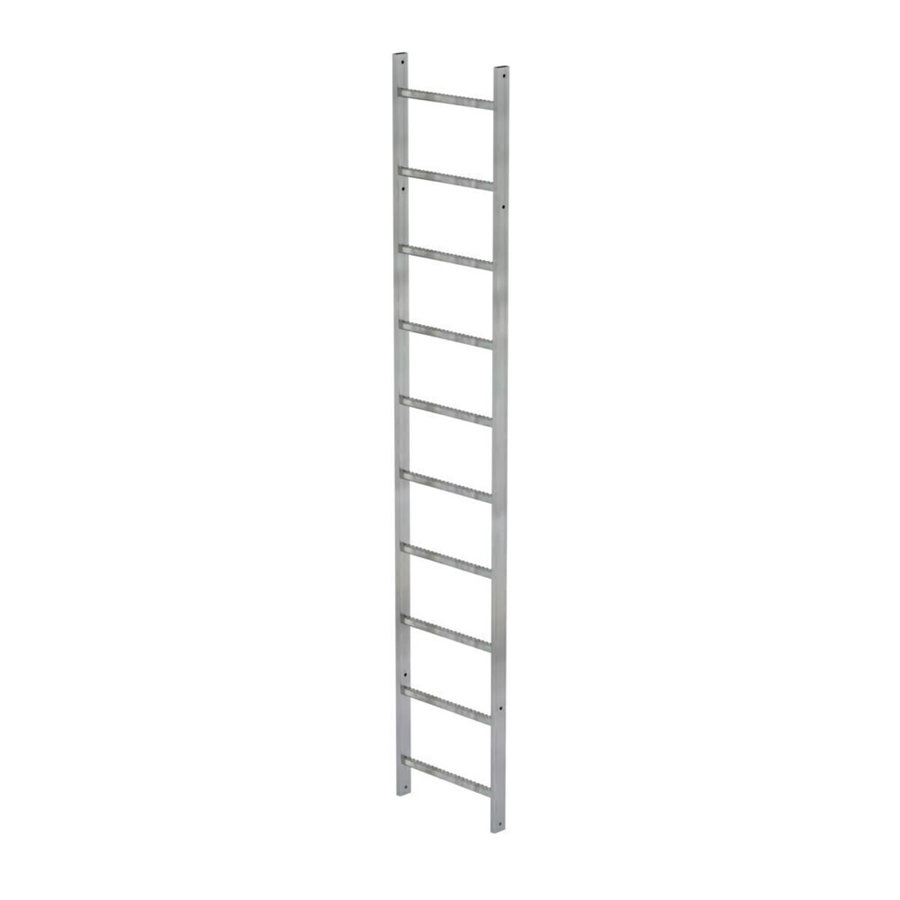 Günzburger Steigtechnik Leiterteil Stahl verzinkt 10 Sprossen