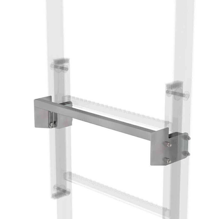 Günzburger Steigtechnik Ausstiegstritt Stahl verzinkt Spaltmaß 100mm