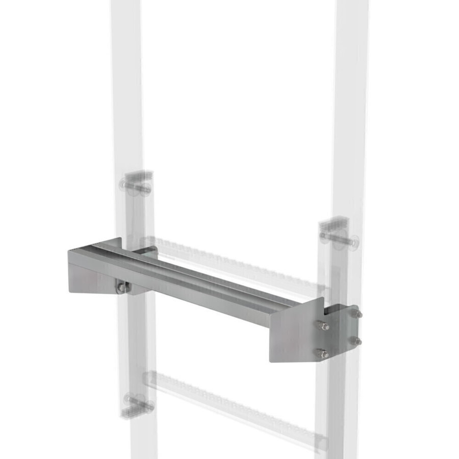 Günzburger Steigtechnik Ausstiegstritt Stahl verzinkt Spaltmaß 150mm