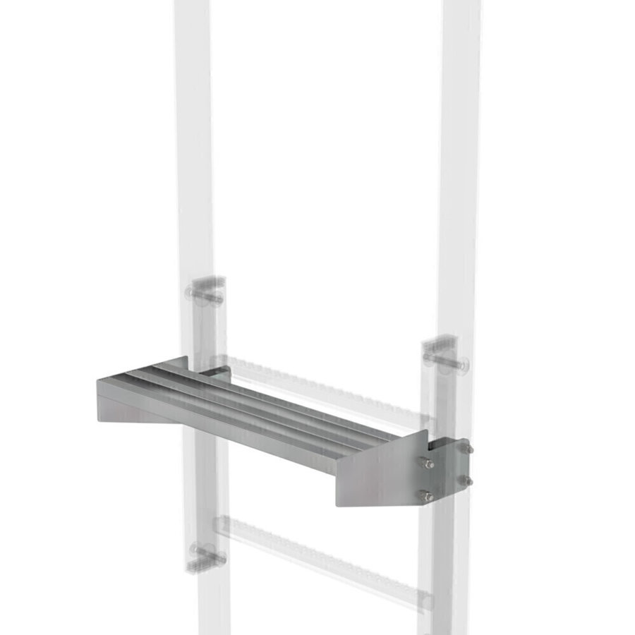 Günzburger Steigtechnik Ausstiegstritt Stahl verzinkt Spaltmaß 200mm