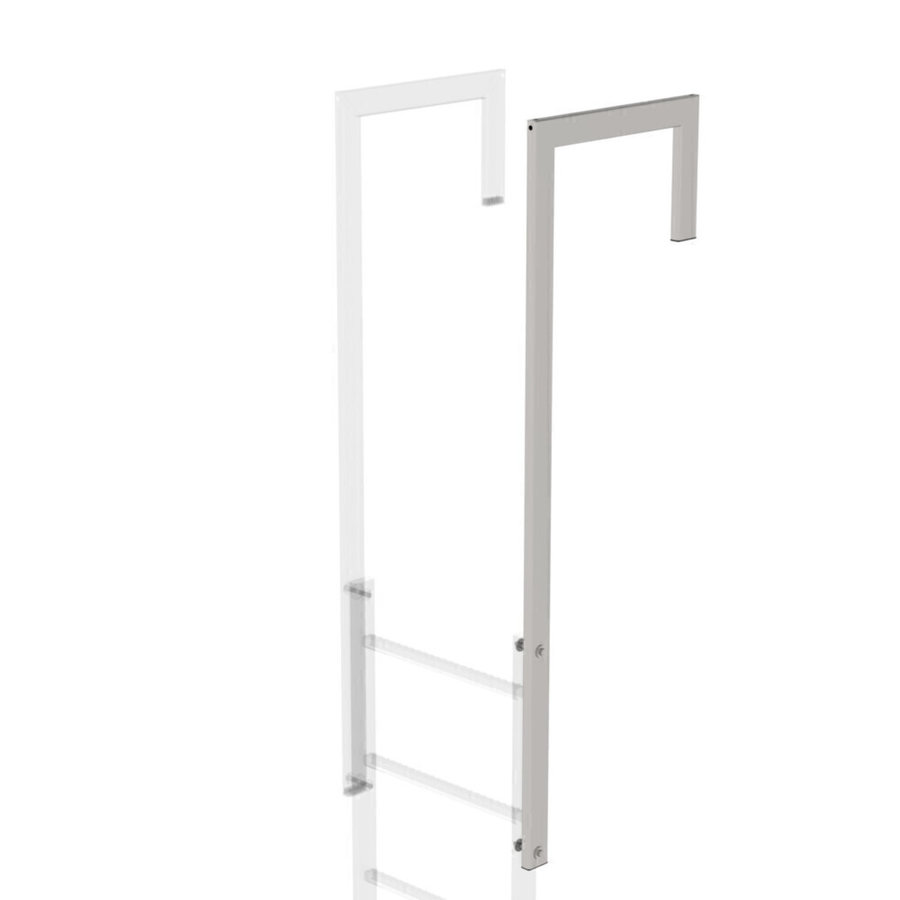 Günzburger Steigtechnik Ausstiegsholm abgewinkelt Edelstahl V2A