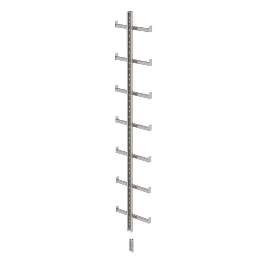 Günzburger Steigtechnik Einholmleiter Edelstahl V4A (1.4571) Länge 1,96m