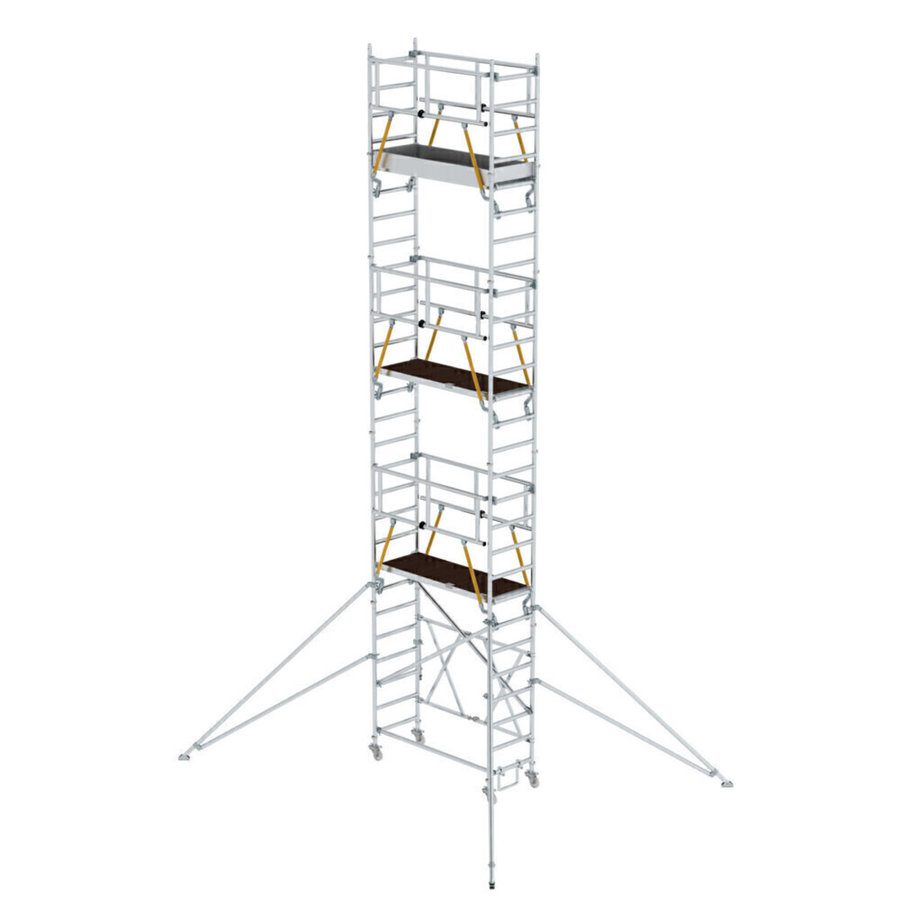 Günzburger Steigtechnik Klappgerüst SG 0,75 x 1,80 m mit Ausleger Plattformhöhe 7,12 m