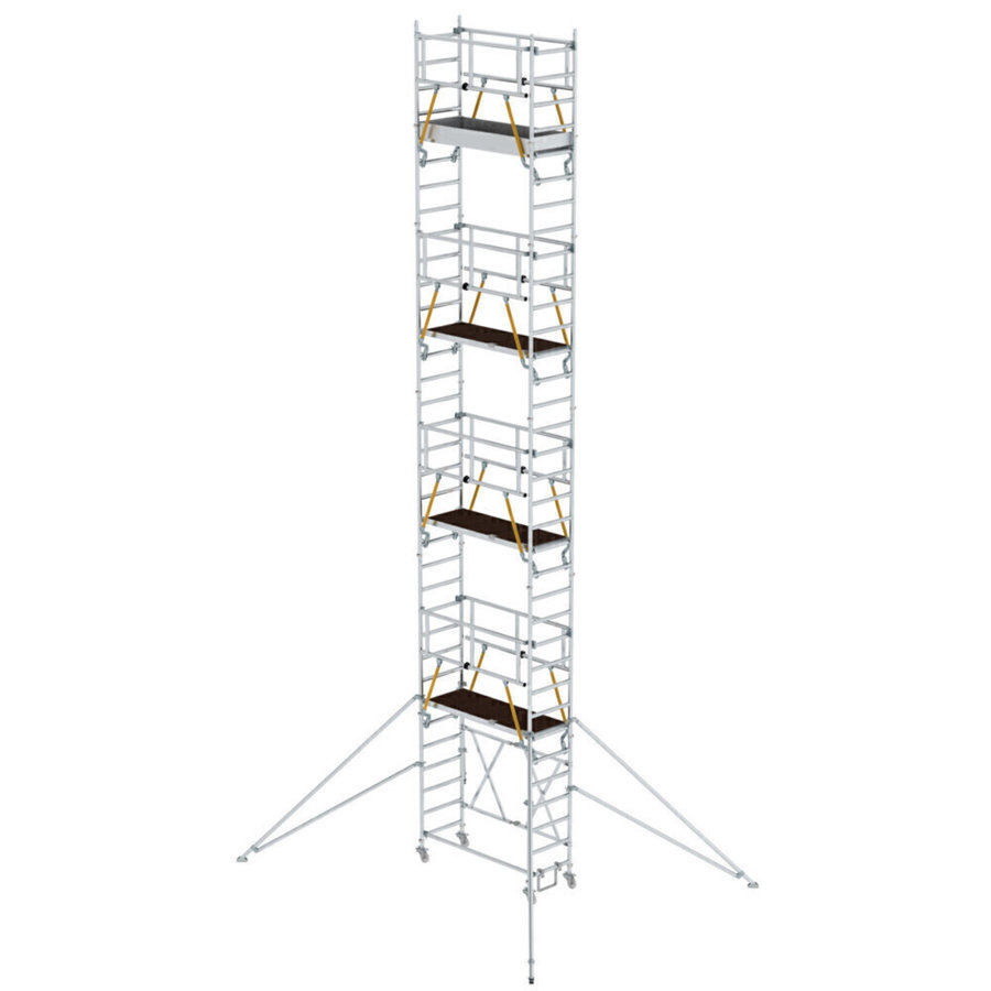 Günzburger Steigtechnik Klappgerüst SG 0,75 x 1,80 m mit Ausleger Plattformhöhe 9,08 m