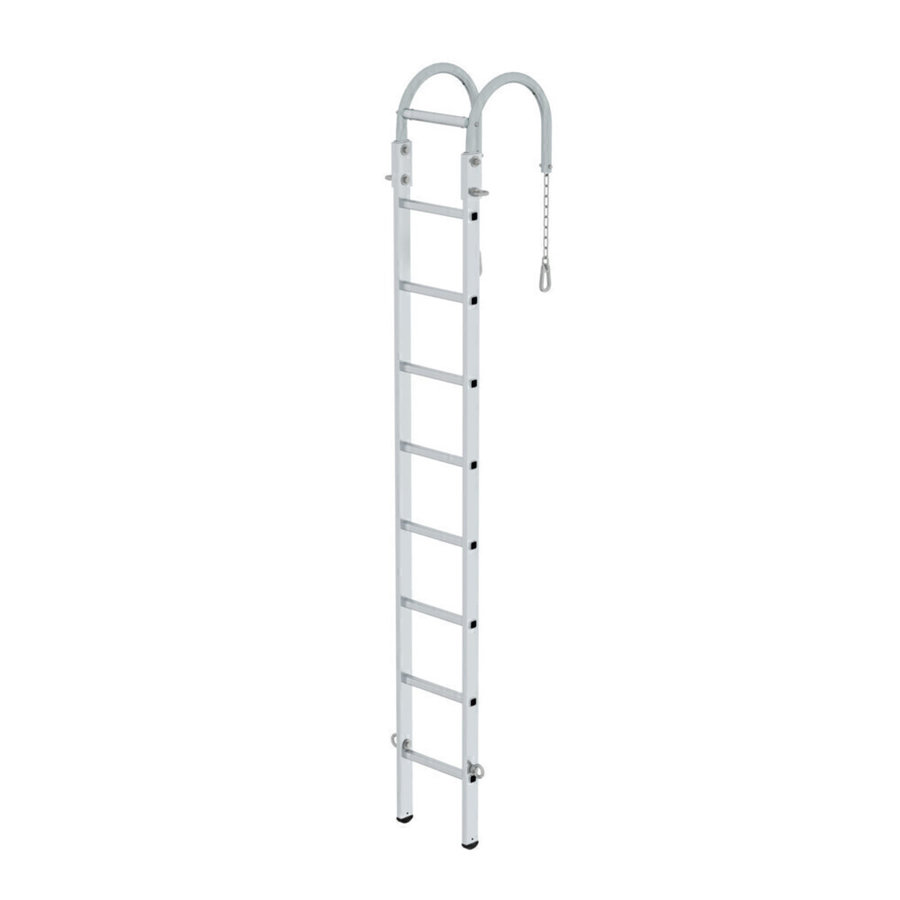 Günzburger Steigtechnik Sprossen-Mast-Hängeleiter 2,70m 8 Sprossen