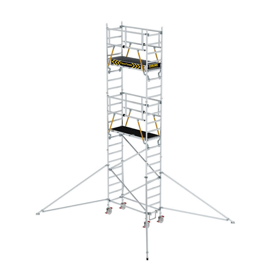 Günzburger Steigtechnik FlexxTower SGX ergo mit vorlaufendem Geländer Plattformhöhe 5,59 m