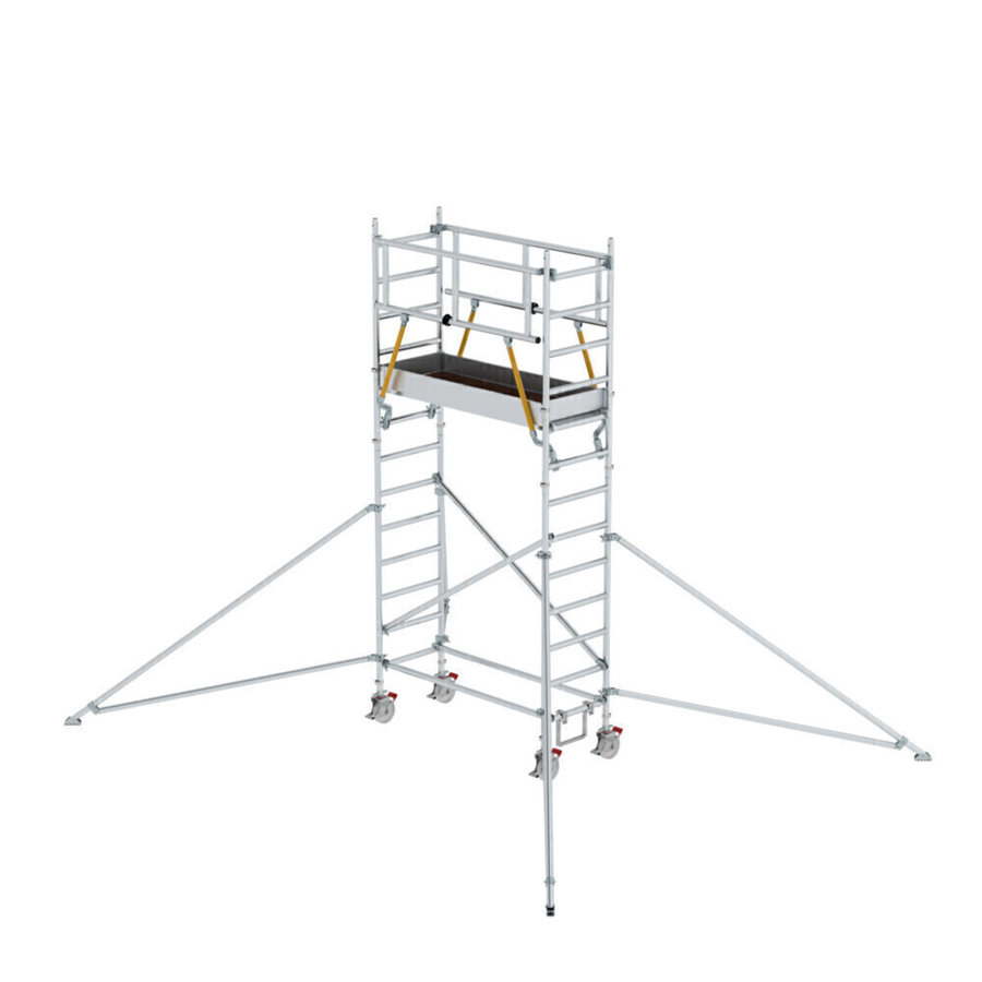 Günzburger Steigtechnik Rollgerüst SG 0,75 x 1,80 m mit Ausleger Plattformhöhe 3,07 m
