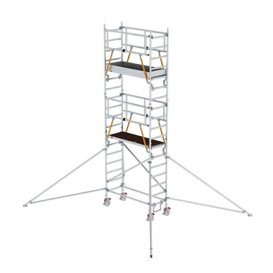 Günzburger Steigtechnik Rollgerüst SG 0,75 x 1,80 m mit Ausleger Plattformhöhe 4,47 m