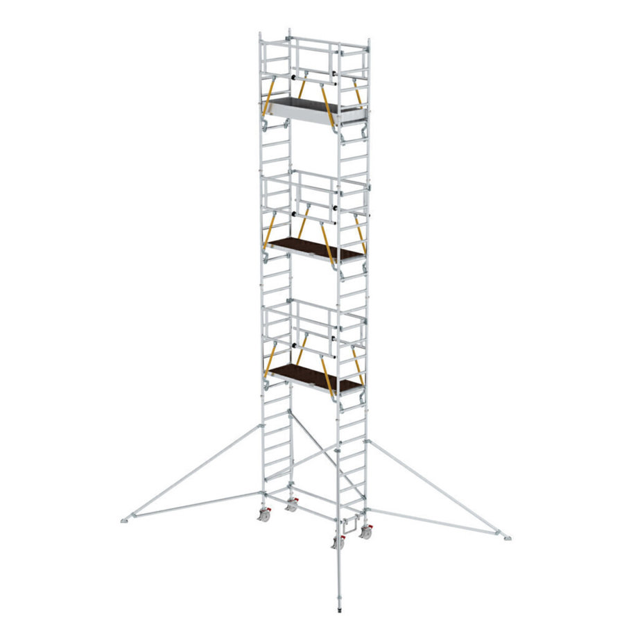 Günzburger Steigtechnik Rollgerüst SG 0,75 x 1,80 m mit Ausleger Plattformhöhe 7,55 m