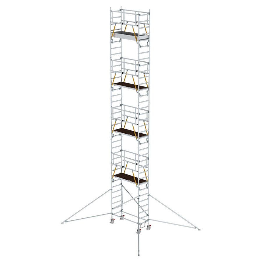 Günzburger Steigtechnik Rollgerüst SG 0,75 x 1,80 m mit Ausleger Plattformhöhe 9,51 m