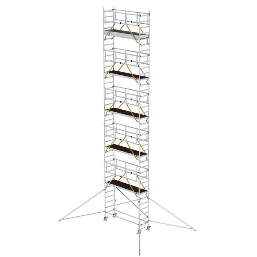 Günzburger Steigtechnik Rollgerüst SG 0,75 x 2,45 m mit Ausleger Plattformhöhe 10,35 m
